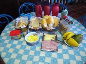 Možnosti snídaně pro hosty v ubytování Casa Azul