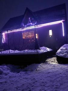 Садиба Під Чертежиком v zimě