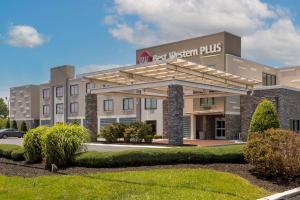 una representación de la parte delantera del nuevo mejor hotel occidental en Best Western Plus Bowling Green, en Bowling Green