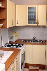 Kuchyň nebo kuchyňský kout v ubytování Apartments with a parking space Rogoznica - 4218