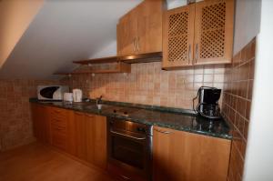 Kuchyňa alebo kuchynka v ubytovaní Apartement Hrebenka