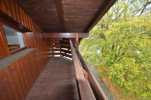 Balkón alebo terasa v ubytovaní Apartement Hrebenka
