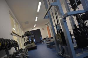 Fitness centrum a/nebo fitness zařízení v ubytování Sport Klub Hvozd