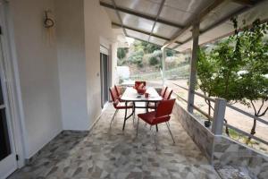 Balkón alebo terasa v ubytovaní Sarti View House
