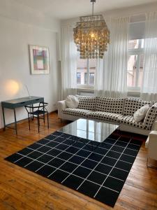 Posezení v ubytování Kläve12 Guesthouse