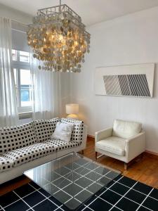 Posezení v ubytování Kläve12 Guesthouse