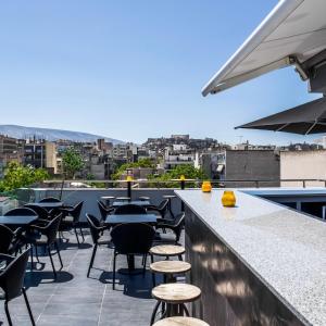 Balkón nebo terasa v ubytování Iasonos Suites Athens