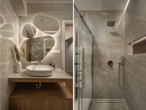 Kúpeľňa v ubytovaní Bella Vita Apartments + 26 fotografií