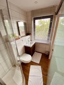 Een badkamer bij Heidrun's Home