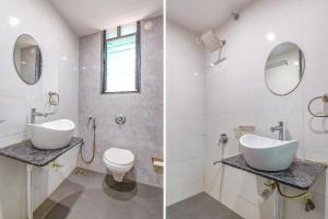 Koupelna v ubytování FabHotel Gargi Inn - Near Balewadi Stadium