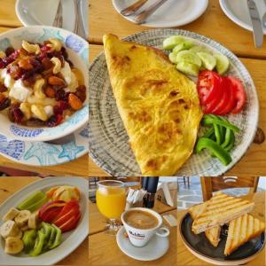 Comida na casa de temporada ou em algum lugar perto