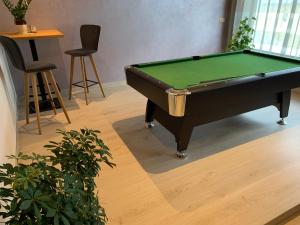 Biliár nebo kulečník v ubytování Hotel Alpina