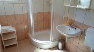 Koupelna v ubytování Apartments Barić Kučište