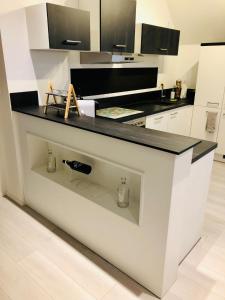 Kuchnia lub aneks kuchenny w obiekcie KOSI Thermen-Vulkanland Appartement