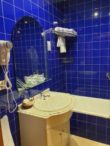 Kúpeľňa v ubytovaní Balneario Caldas de Luna