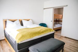 Posteľ alebo postele v izbe v ubytovaní Landhaus dasThomas