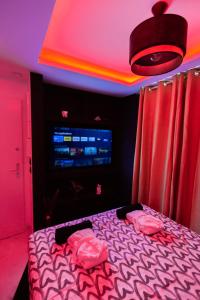 Posteľ alebo postele v izbe v ubytovaní La Golden Room