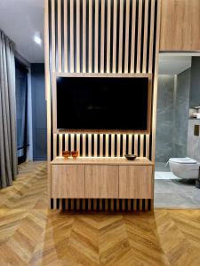 Kúpeľňa v ubytovaní Apartament Zamojski Rynek 21