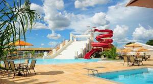 Bazén v ubytování Caldas Novas Lacqua Di Roma IV - 2 banheiros e cozinha, piscina 24 horas nebo v jeho okolí + 4 fotografie