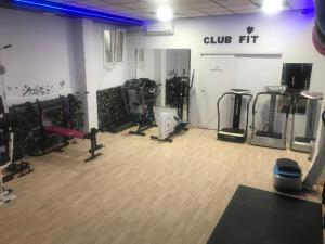 Fitness centrum a/nebo fitness zařízení v ubytování ViNALUX