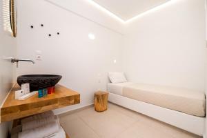 Χώρος καθιστικού στο Hotel Thira