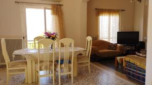 A television and/or entertainment centre at Anastasia's House near Kalamata