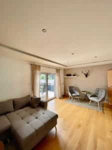 Posezení v ubytování Ferienwohnung Erika