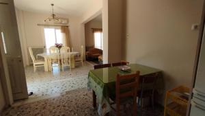 A seating area at Anastasia's House near Kalamata