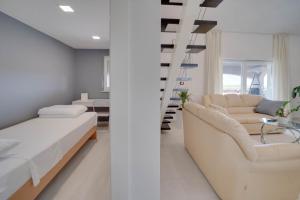 Postel nebo postele na pokoji v ubytování BLACK DIAMOND Apartment