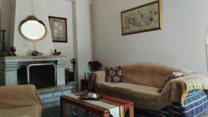 A seating area at Anastasia's House near Kalamata