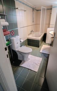 A bathroom at The Rebel's Temple