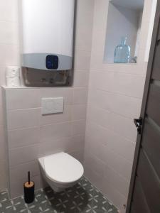 Kúpeľňa v ubytovaní Apartmány Oxota