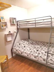 Posteľ alebo postele v izbe v ubytovaní appartement 4personnes à saint lary soulan