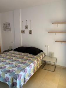 Cama o camas de una habitación en Apartamento Aguadulce sur (Almeria)