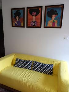 Łóżko lub łóżka w pokoju w obiekcie Studio in Kretomino