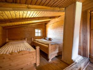 Posteľ alebo postele v izbe v ubytovaní EAGGA-Niederleger Alm