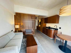 Kuchyň nebo kuchyňský kout v ubytování Hive Cancun by G Hotels