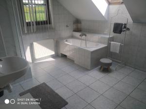 Kúpeľňa v ubytovaní Apartament przy Słonecznej