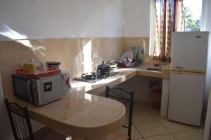 Kuchyň nebo kuchyňský kout v ubytování Marmara Kite Appartment