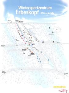 mapa zimowej ekspedycji equilibriumerkhof w obiekcie Schöne Ferienwohnung mit Balkon und Garten w mieście Nonnweiler
