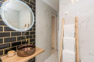 Koupelna v ubytování Apartments Tija Exclusive