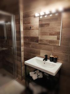 Koupelna v ubytování B&B Dolac