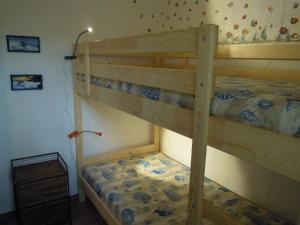 Двухъярусная кровать или двухъярусные кровати в номере Casa Molara