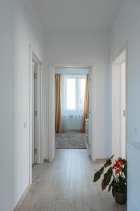 Ένα ή περισσότερα κρεβάτια σε δωμάτιο στο Solomon Apartments Ap 4