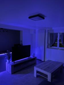 Postel nebo postele na pokoji v ubytování L'appart du RIED