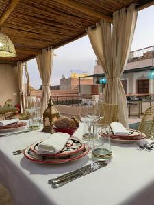 Restaurace v ubytování Riad Ksar Al Amal & Spa