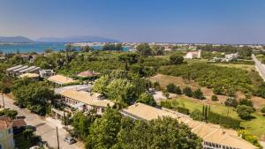 an aerial view of a town with houses and trees at Daluz Boutique Hotel in Preveza