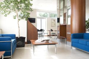 Χώρος καθιστικού στο Hotel Re