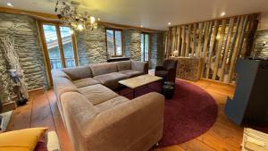 Posezení v ubytování Stegmatte - Unique luxury triplex apartment for 10 persons