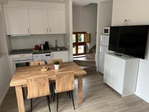 Kuchyň nebo kuchyňský kout v ubytování Palacio de Cambre